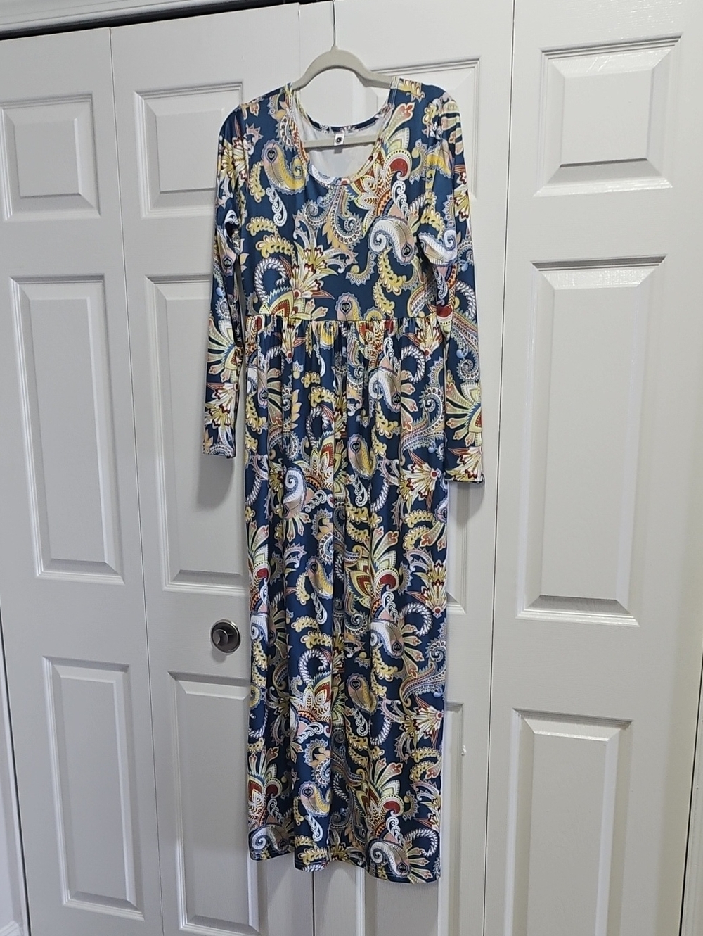 Women's Paisley Maxi Dress